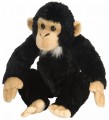 Pluszowa maskotka szympansa marki Wild Republic o wysokości 30 cm siedząca na jasnym tle