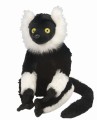 Maskotka lemur wari 30 cm marki Wild Republic – czarno-biały pluszowy lemur z puszystym futerkiem