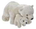 Mom and Baby Polar Bear - Wild Republic - misie polarne maskotka pluszowa_19441