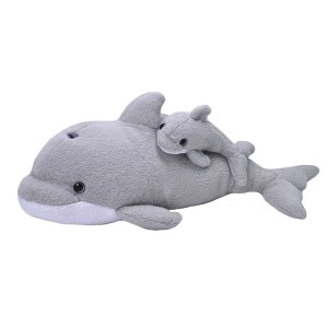 Maskotka pluszowa Delfin Mama i Dziecko Wild Republic 38 cm