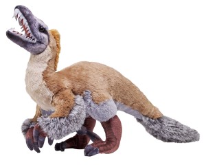 Maskotka pluszowa dinozaur welociraptor 38 cm - Wild Republic Artist-Collection