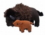 Maskotka pluszowa Bizon Mama i Dziecko Wild Republic 38 cm