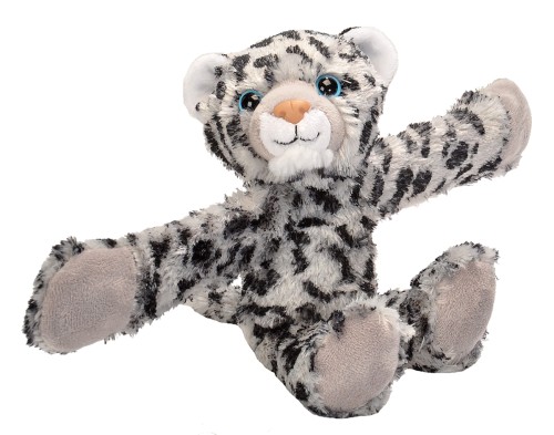Pantera śnieżna w czarno-białe cętki 20 cm maskotka-bransoletka – Wild Republic Huggers