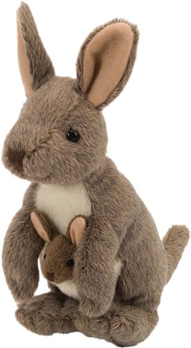 Kangur z młodym w torbie 20 cm maskotka - Wild Republic mini