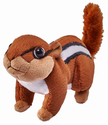 Brązowy z białymi pasami pręgowiec 13 cm eko-pluszak do kieszonki Wild Republic PocketKins