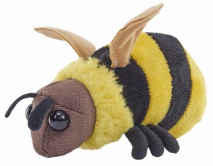 PocketKins Eco Bee - Wild Republic - pszczoła 13 cm, maskotka kieszonkowa