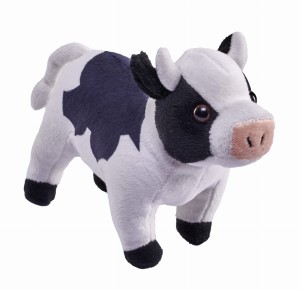 PocketKins Eco Cow - Wild Republic - krowa 13 cm, maskotka kieszonkowa