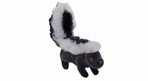 Czarny z białym pasem skunks 13 cm eko-pluszak do kieszonki Wild Republic PocketKins