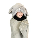 Blanket Elephant - Cozy Noxxiez - słoń - kocyk z kapturkiem