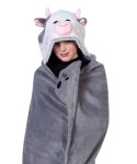 Blanket Cow - Cozy Noxxiez - krowa - kocyk z kapturkiem