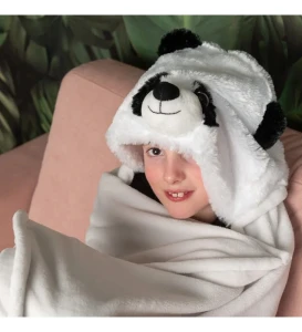 Blanket Panda - Cozy Noxxiez - panda - kocyk z kapturkiem