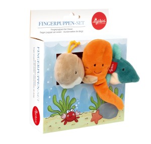 Zwierzęta morskie - zestaw pacynek na palce (6m+) - sigikid