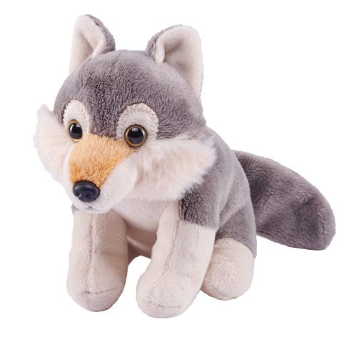 Szary wilk 13 cm eko-pluszak do kieszonki Wild Republic PocketKins