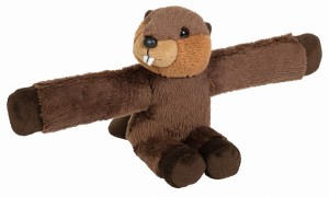 Bóbr 20 cm maskotka-bransoletka – Wild Republic Huggers