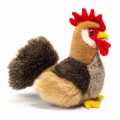 Kolorowy pluszowy kogut 17cm z czerwonym grzebieniem maskotka premium Hermann Teddy Collection