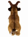 Brązowa pluszowa kozica 23cm z małymi czarnymi rogami maskotka premium Hermann Teddy Collection od tyłu