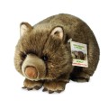 Szaro-brązowy pluszowy wombat 26cm o puszystej sylwetce maskotka premium Hermann Teddy Collection