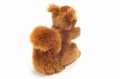 Rudopomarańczowa pluszowa wiewiórka 17cm z puszystym ogonem maskotka premium Hermann Teddy Collection od tyłu