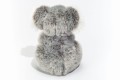 Maskotka koali z miękkiego szarego materiału siedzący luksusowy pluszak Teddy Hermann tyłem