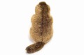 Brązowy pluszowy świstak 20cm maskotka premium Hermann Teddy Collection od tyłu