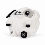 Biały pies maskotka poduszka 3 w 1 - Noxxiez - Handwarmer Dog White