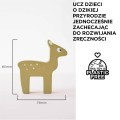 Drewniane figurki zwierząt leśnych Le Toy Van – wymiary figurek