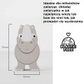 Drewniane figurki zwierząt afrykańskich Le Toy Van – wymiary figurek