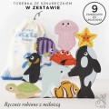 Drewniane figurki zwierząt morskich Le Toy Van – zestaw 9 sztuk