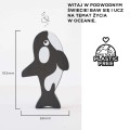 Drewniane figurki zwierząt morskich Le Toy Van – wymiary figurek