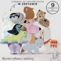 Drewniane figurki zwierząt górskich Le Toy Van – zestaw 9 sztuk