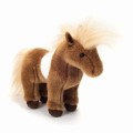 Brązowy pluszowy kuc szetlandzki 25cm z jasną grzywą maskotka premium Hermann Teddy Collection