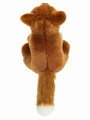 Rudopomarańczowy pluszowy lis 25cm z białym brzuszkiem maskotka premium Hermann Teddy Collection tyłem