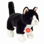 Kot czarno-biały 20 cm maskotka premium - Hermann Teddy Collection