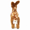 Rudobrązowy pluszowy jelonek 23cm z białymi cętkami maskotka premium Hermann Teddy Collection od tyłu