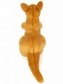 Rudobrązowy pluszowy kangur 30cm z maskotka premium Hermann Teddy Collection od tyłu