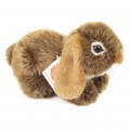 Brązowy pluszowy królik mini lop 18cm z oklapniętymi uszami maskotka premium Hermann Teddy Collection