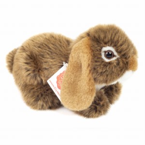 Królik mini lop brązowy 18 cm maskotka premium - Hermann Teddy Collection