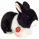 Bunny black-white - Hermann Teddy Collection - królik 23 cm, maskotka pluszowa