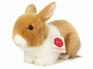 Królik beżowo-biały 23 cm maskotka premium - Hermann Teddy Collection