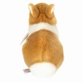 Beżowo-biały pluszowy królik 23cm z długimi uszami maskotka premium Hermann Teddy Collection od tyłu