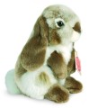 Jasnobrązowy pluszowy królik kłapouchy 19cm z długimi uszami maskotka premium Hermann Teddy Collection