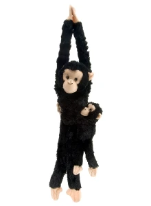 Hanging-Baby Chimpanzee - Wild Republic - szympans 50 cm, maskotka wisząca