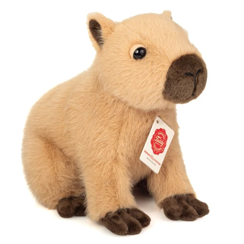Jasnobrązowa pluszowa kapibara 25 cm maskotka premium Hermann Teddy Collection