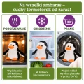 Pingwin czarno-biały Welliebellies – podgrzewanie, chłodzenie i pranie w 30°C